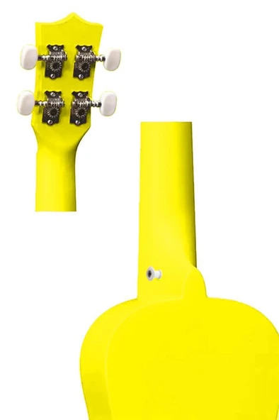 Midex UKX-901YLW Sarı Soprano Ukulele (Askı Çanta Metod Pena) - 4