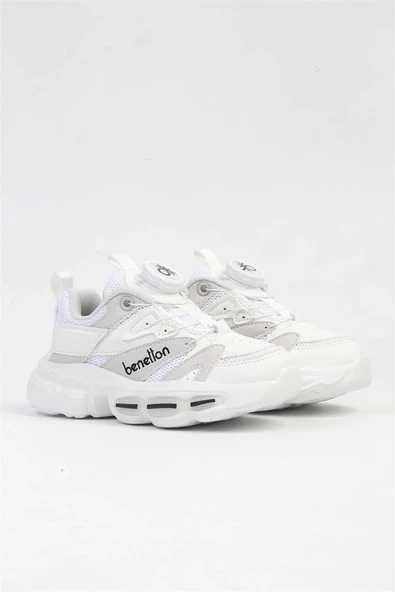 Benetton Unisex Çocuk Sneaker Beyaz BNI-10255 - 2