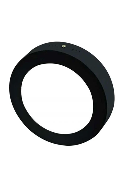 Kendal Kdl422b Siyah Kasa Yuvarlak Sıva Üstü Led Panel Armatür 18w Beyaz