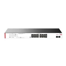 H3C Magic BS218F-HP 16 Port Poe+ 10-100-1000 Mbps 2 SFP 225W Metal Kasa Swich - Resim 4