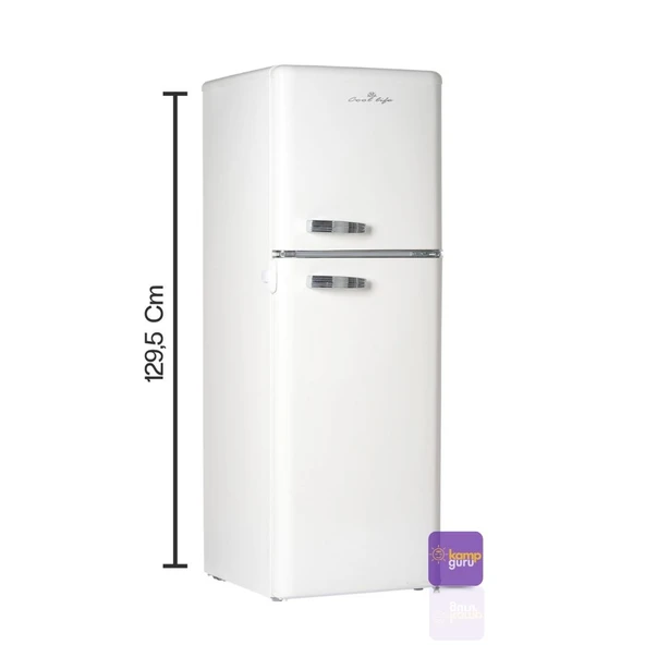 CM-Retro-Bej 138  Buzdolabı Önden Kapak ürün görseli 1