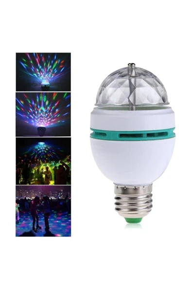 Led 3w Disko Ampul Renkli - 2
