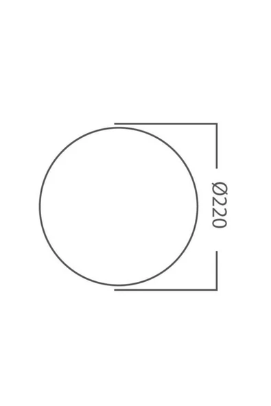 Kendal Ack Ap03-01800 18w Yuvarlak Sıva Üstü Led Panel 3000k Günışığı - 2