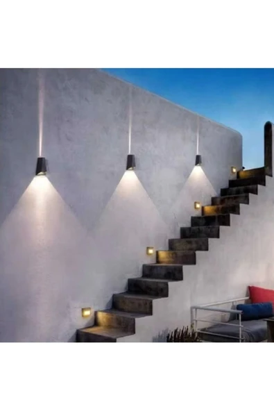 Cata Malta Led Bahçe 6w Duvar Aplik 3200k Günışığı Çift Taraflı - 4