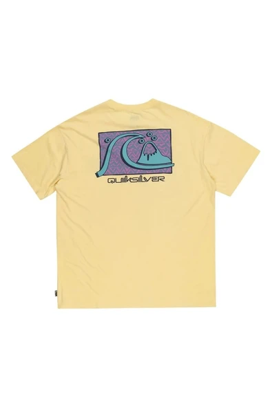 Quiksilver Take Us Back Bubble Ss Erkek Sarı Tshirt EQYZT07652-16884 - Resim 2