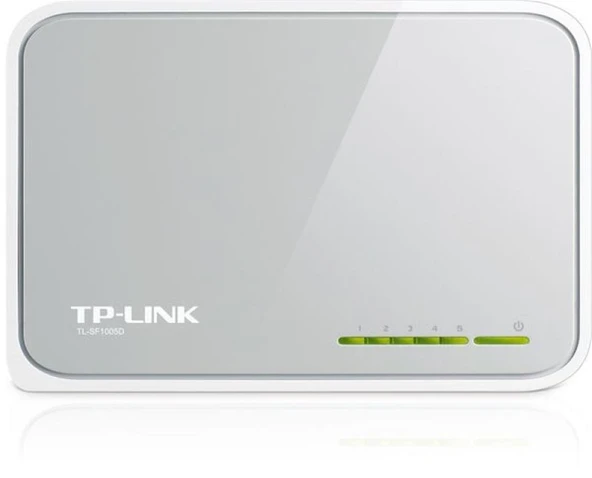 Tp-Link TL-SF1005D 5 port 10-100 Mbps Switch Plastik Kasa ürün görseli 1