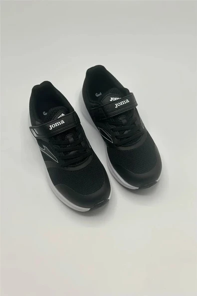 Joma Elıte Jr 2431 Negro Blanco Çocuk Koşu Ayakkabısı - 4