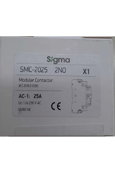 Sigma SMC-2025-2NO 25 Amper Sessiz Kontaktör - 2