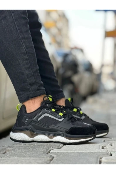 DUNLOP DNP-2469-Siyah Yesil-ERKEK SPOR AYAKKABI ürün görseli