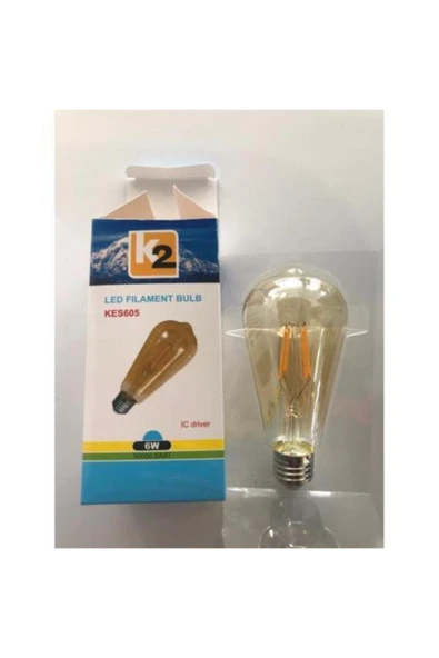 Kendal Kes605 6w 2700k 660 Lümen Led Flamanlı Ampul