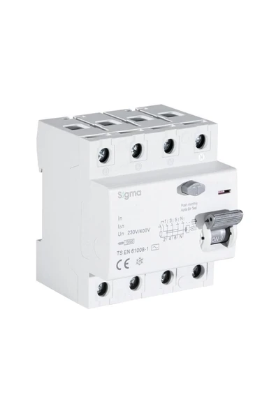 Sigma Shm4040030 4x40a 30ma Kaçak Akım Koruma Rölesi 6ka