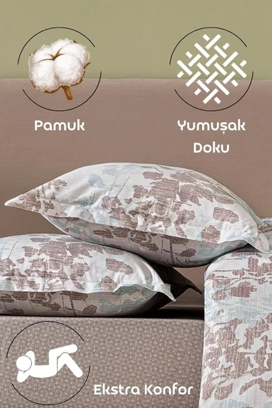 LaVella Yastık Kılıfı Koleksiyonu 2 Parça - Uykuya Açılan Çiçekli Kapı 50X70 - 4