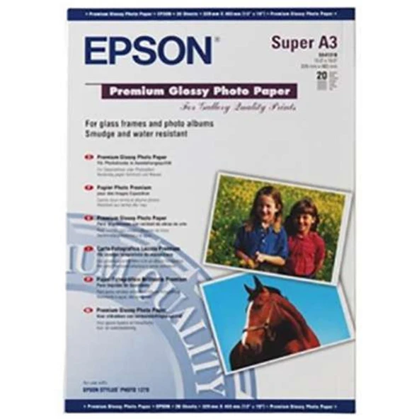 Epson A3+ 250Gram 20'li Premium Glossy Fotoğraf Kağıdı S041316 ürün görseli