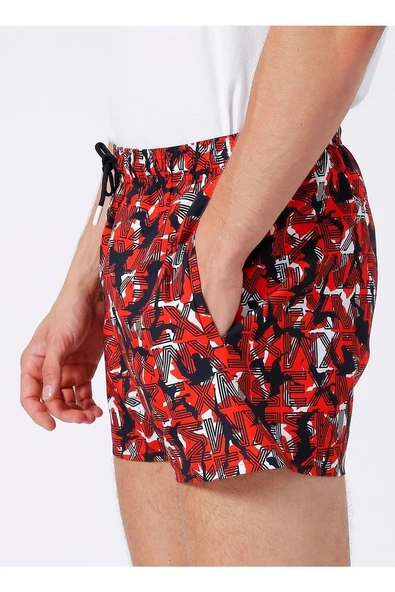 Exuma Çok Renkli Erkek Şort Mayo 1215002 - Resim 3