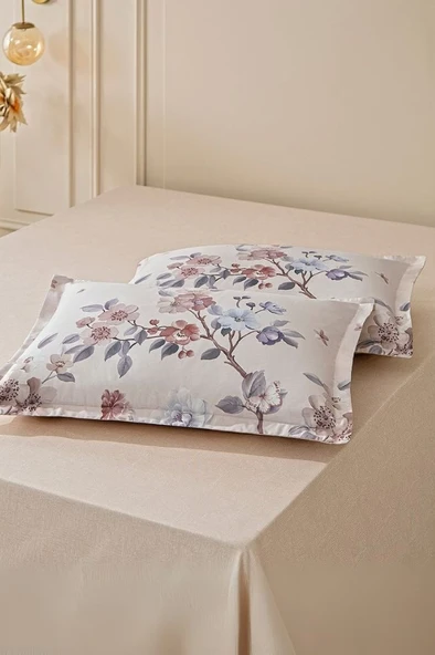 LaVella Yastık Kılıfı Koleksiyonu 2 Parça - Uykuya Açılan Çiçekli Kapı 50X70 - 8