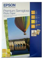 Epson A4 251Gram 20'li Premium Semigloss Fotoğraf Kağıdı S041332 - Resim 2
