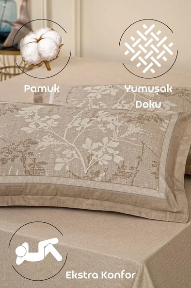 LaVella Yastık Kılıfı Koleksiyonu 2 Parça - Uykuya Açılan Çiçekli Kapı 50X70 - 7