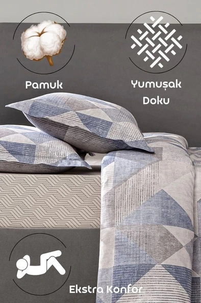 LaVella Yastık Kılıfı Koleksiyonu 2 Parça - Uykuya Açılan Çiçekli Kapı 50X70 - 5