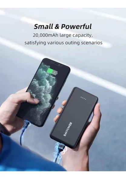 Ravpower RP-PB1216 20000 mAh Hızlı Şarj Powerbank - 4