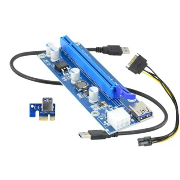 MinerKing Riser Versiyon 009S Bitcoin-Etherium Ekran Kartı Uzatma Aparatı ürün görseli 1