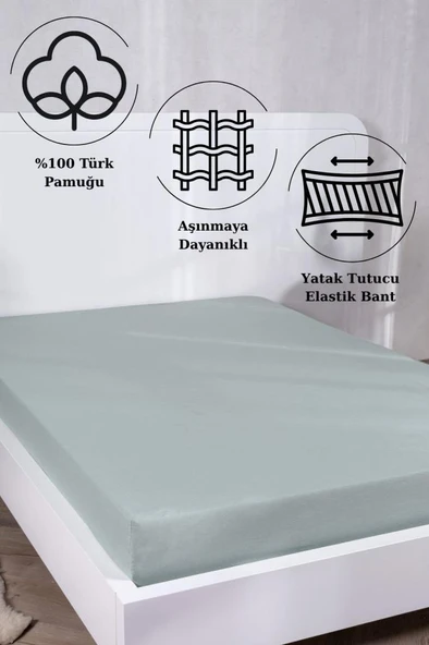 Çarşaf Lastikli Çift Kişilik – 180x200+30 cm – Matriss - 5