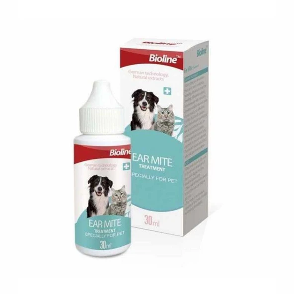 Bioline Kedi ve Köpekler İçin Kulak Temizleme Yağı 30 Ml
