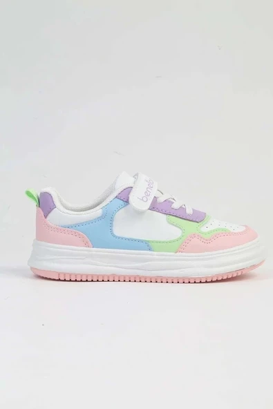 Benetton Beyaz - Çok Renkli Kız Çocuk Sneaker BNI-10025