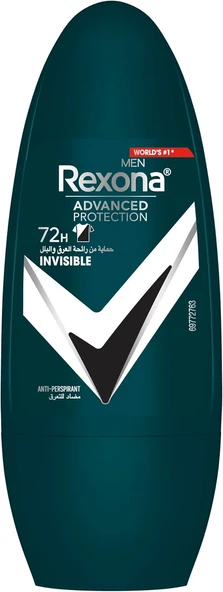 Rexona Üstün Koruma Erkek Roll On Deodorant Invisible 72 Saat Kesintisiz Koruma 50 ml