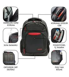 Dexim Premium 17," Notebook Sırt Çantası - DXBP40 - 2