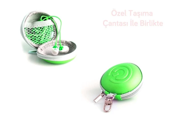 Snopy SN-709 Yeşil Kulak İçi Koruma Çantalı Lüks Cep Telefonları İçin ürün görseli 1