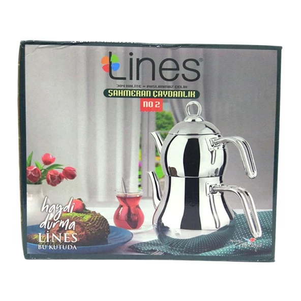 Yonca Lines Şahmeran Mini Boy 2 No Çelik Çaydanlık Metal Sap - 2