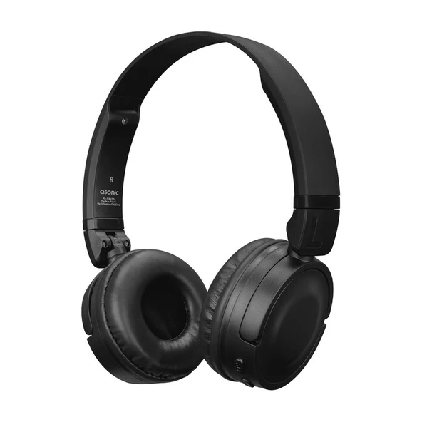 Asonic As-XBK55 Siyah TF Kart Özellikli Bluetooth Kulaklık - 1