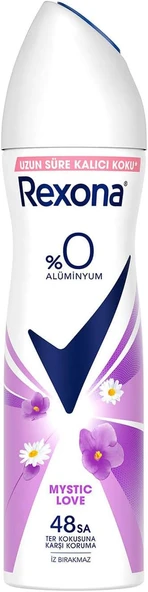Rexona Kadın Sprey Deodorant Mystic Love%0 Alüminyum 150 ml ürün görseli