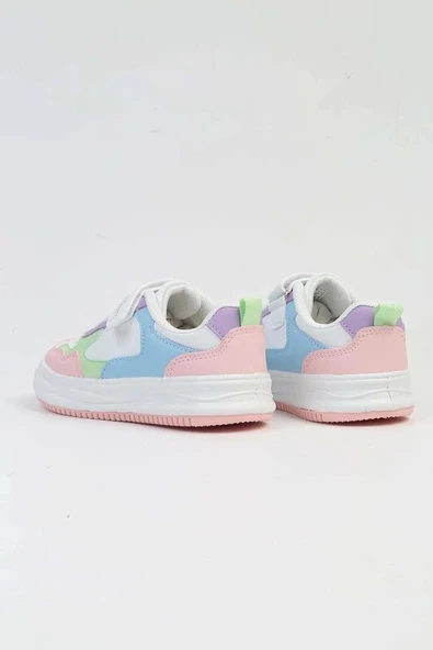 Benetton Beyaz - Çok Renkli Kız Çocuk Sneaker BNI-10025 - 3