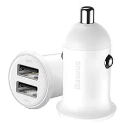 BASEUS CCALLP-02 Grain Pro Araç İçi Şarj Cihazı Beyaz - 2