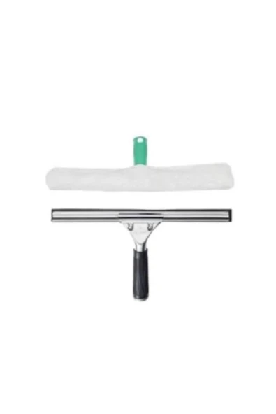 ELCY Cam Temizlik Seti 2 Metre Teleskopik Uzayabilen Metal Sap 35 Cm Cam Peluş Ve Cam Çekçeği - 3