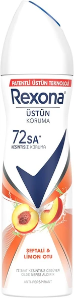 Rexona Kadın Sprey Deodorant Şeftali & Limon Otu 150 ml ürün görseli