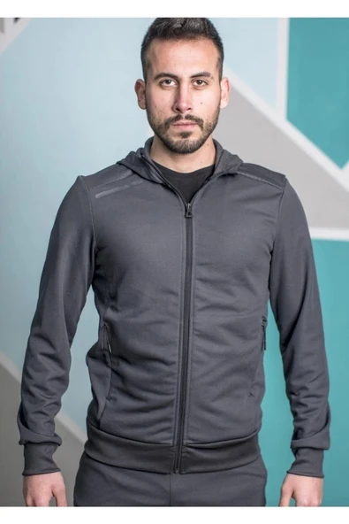 EXUMA Erkek Antrasit Hırka