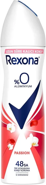 Rexona Kadın Sprey Deodorant Passion%0 Alüminyum 150 ml ürün görseli