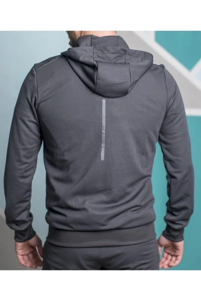 EXUMA Erkek Antrasit Hırka - 4