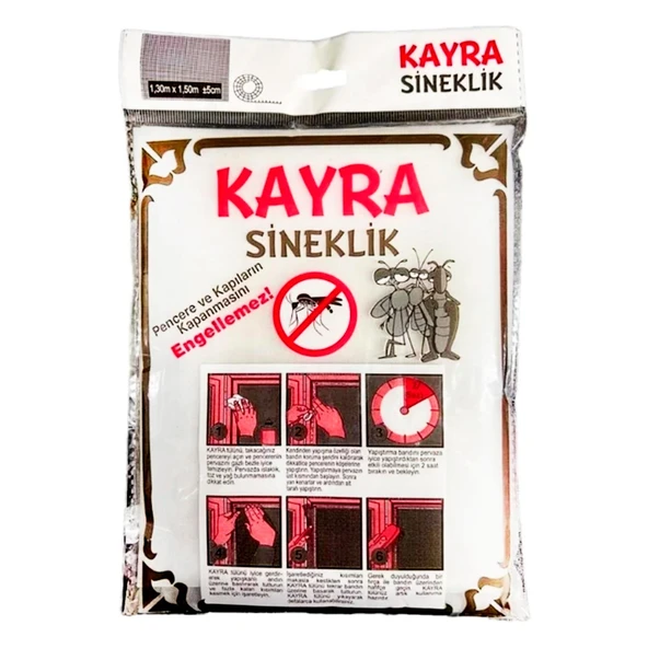 Kayra Çift Kanat Sineklik 130cm X 150cm 1 Adet ürün görseli