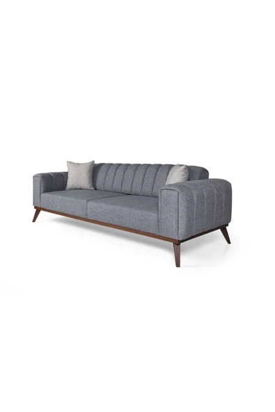 Perla Sofa VELAR YATAKLI KANEPE KETEN AÇIK GRİ - 5