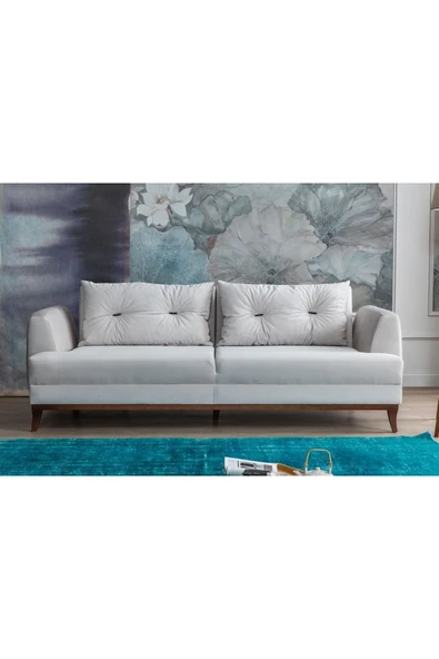 Perla Sofa   PARİS YATAKLI KANEPE KREM - Resim 2