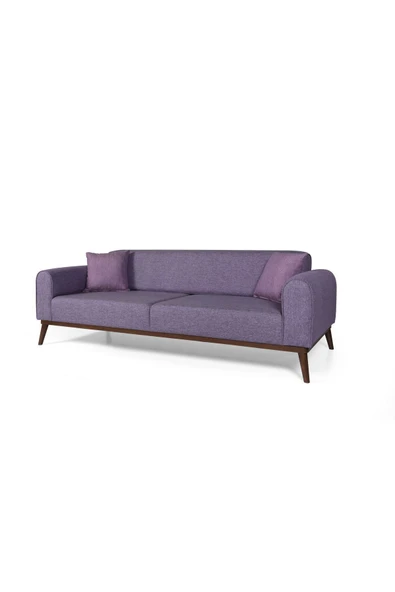 Perla Sofa   SENECA YATAKLI KANEPE KETEN MOR - 2