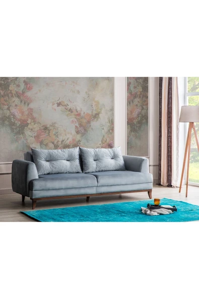 Perla Sofa   PARİSS YATAKLI KANEPE AÇIK GRİ ürün görseli