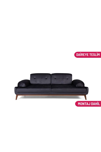 Perla Sofa Nelson Üçlü Koltuk Babyface Antrasit