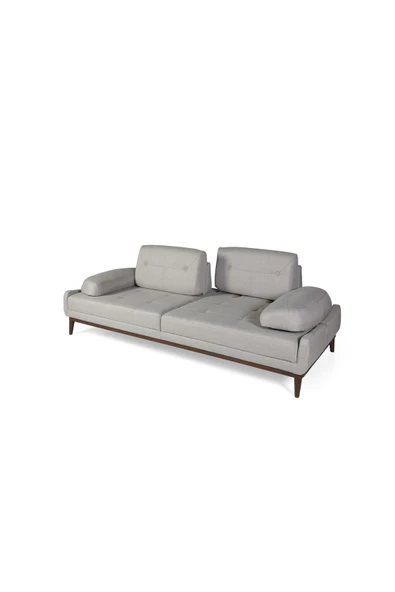 Perla Sofa NELSON ÜÇLÜ KOLTUK KETEN KREM - 8