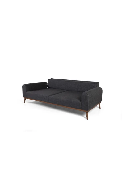 Perla Sofa   SENECA YATAKLI KANEPE KETEN ANTRASİT - 3