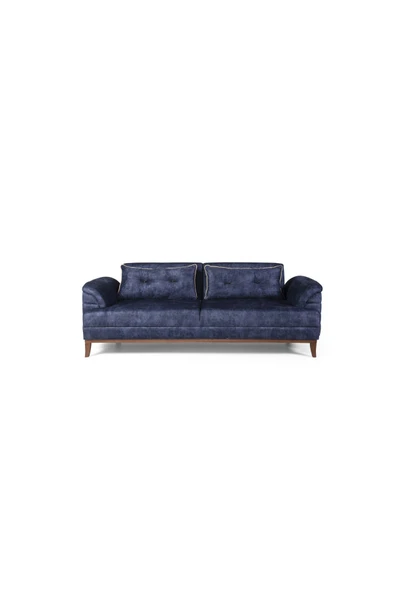 Perla Sofa Madrid Koltuk Takımı Bora Lacivert Krem - 6