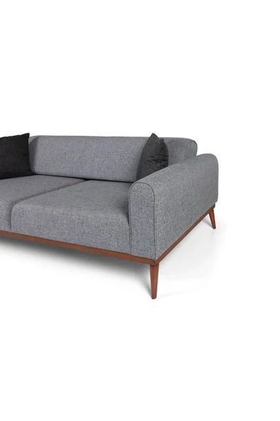 Perla Sofa   SENECA KETEN KOLTUK TAKIMI, GRİ ANTRASİT - 6
